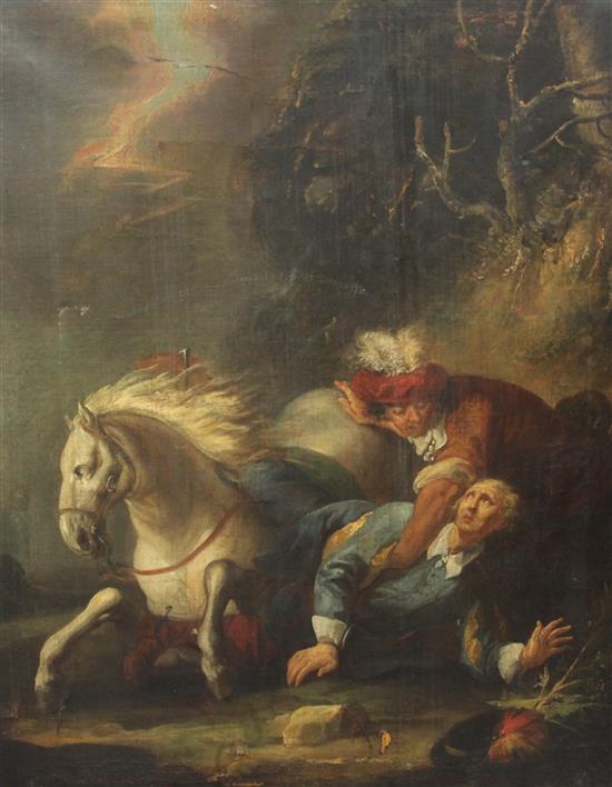 19th century English School Tam O Shanter, 48 x 38in., unframed
